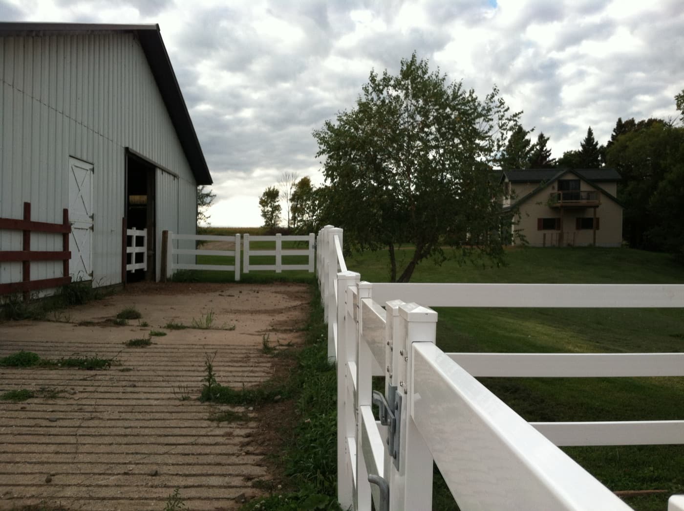 Gardner Fence Gates & Parts fencing — installed