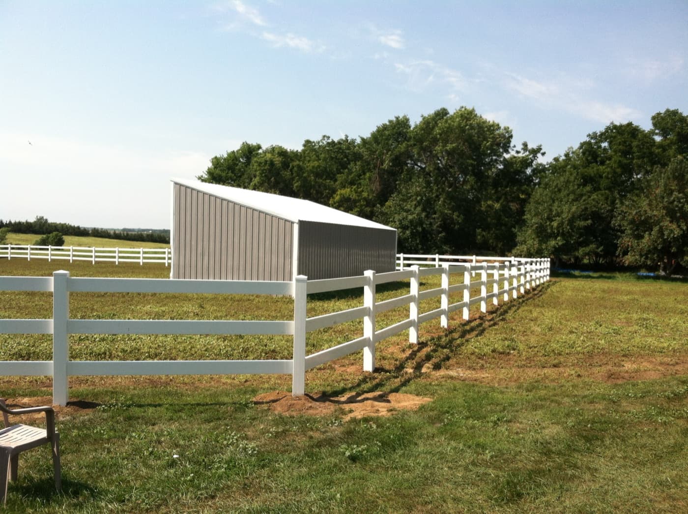 Gardner Fence Horse fencing — installed