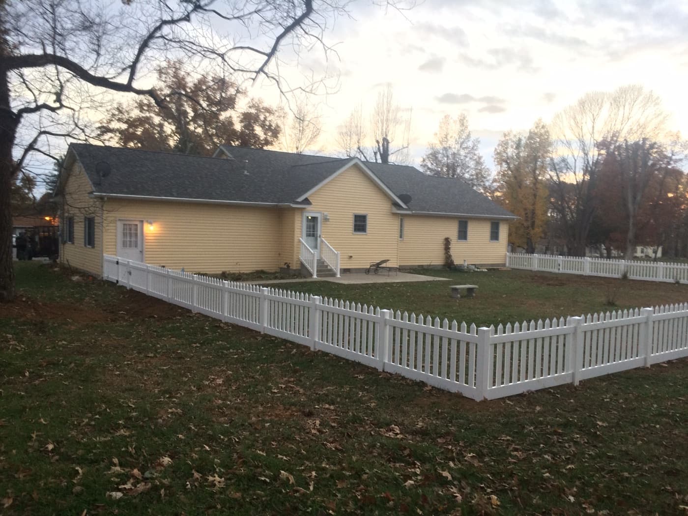 Residential picket · dusk